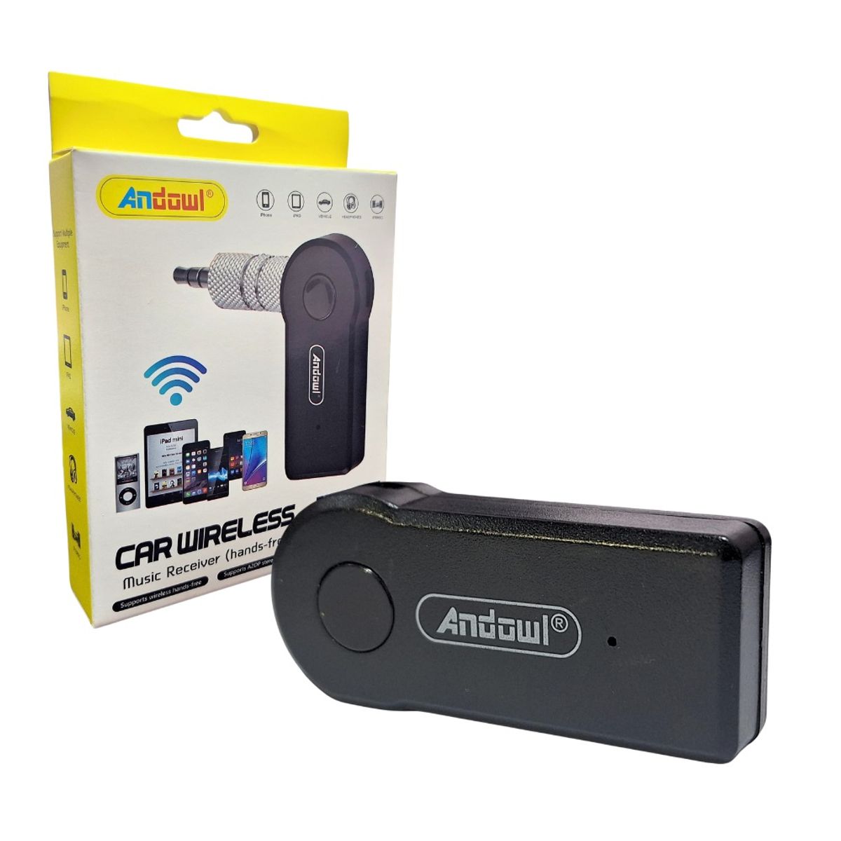 GENERICO - Receptor Bluetooth Plug 35mm Para Autos  parlantes ANDOWL
