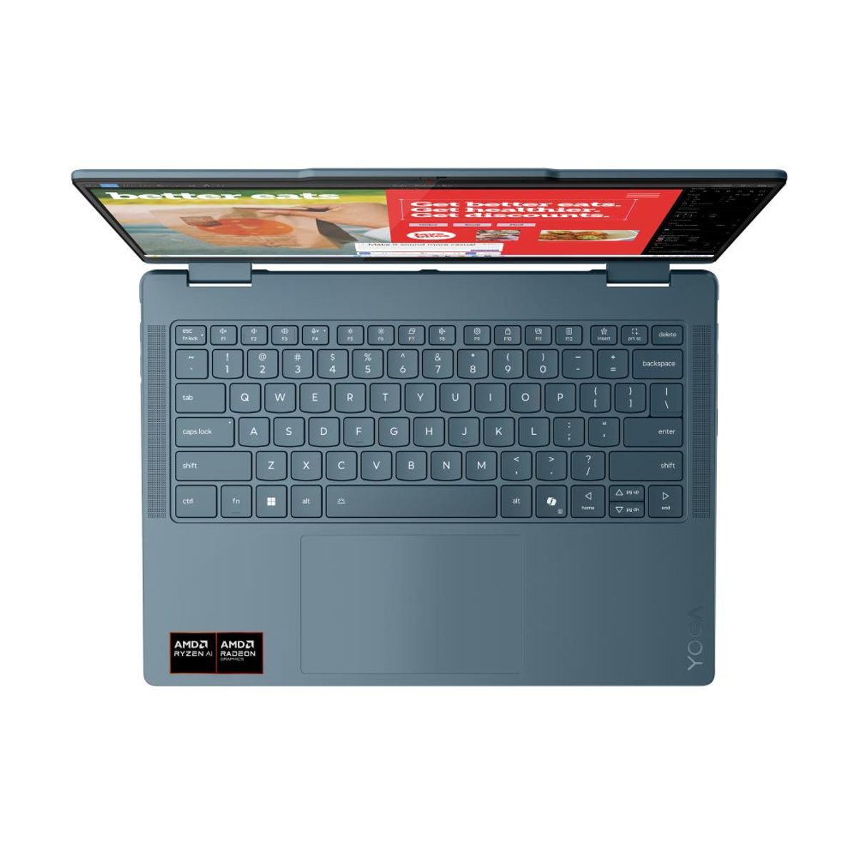 LENOVO - Laptop Yoga 7 2-en-1 AMD Ryzen AI 7 24GB RAM 1TBSSD 14 WUXGA