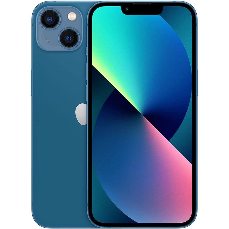 APPLE - iPhone 13 128GB Azul, Bateria 100%, Leer Descripción, ENTREGA INMEDIATA, Reacondicionado