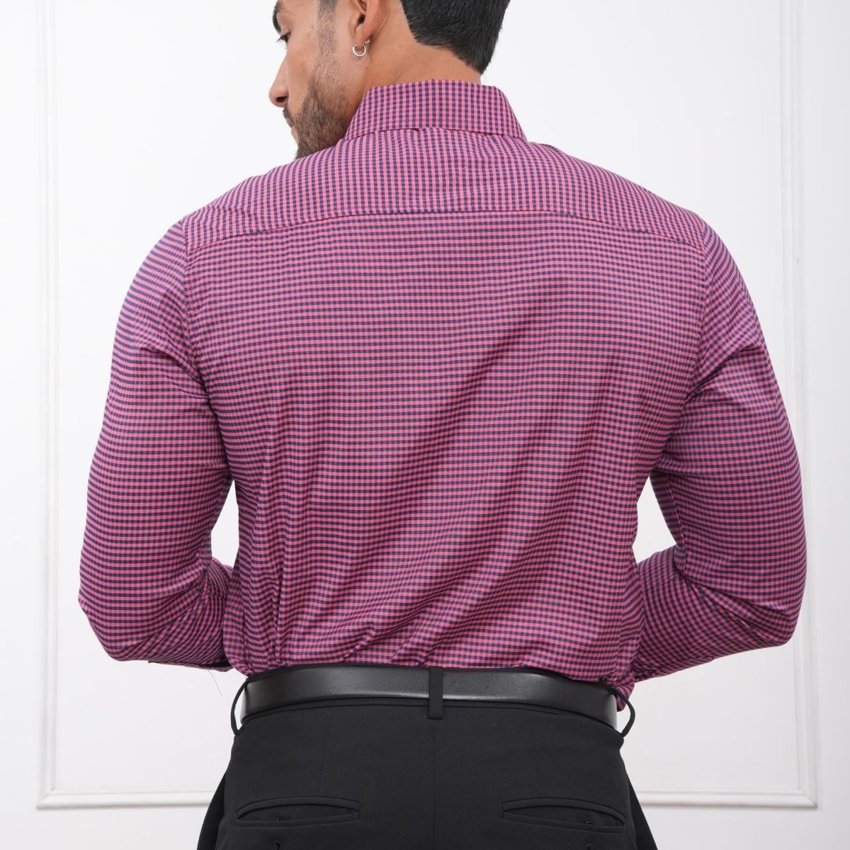 MEHIVIC - CAMISA DE CUADROS VICHY MANGA LARGA MEHIVIC