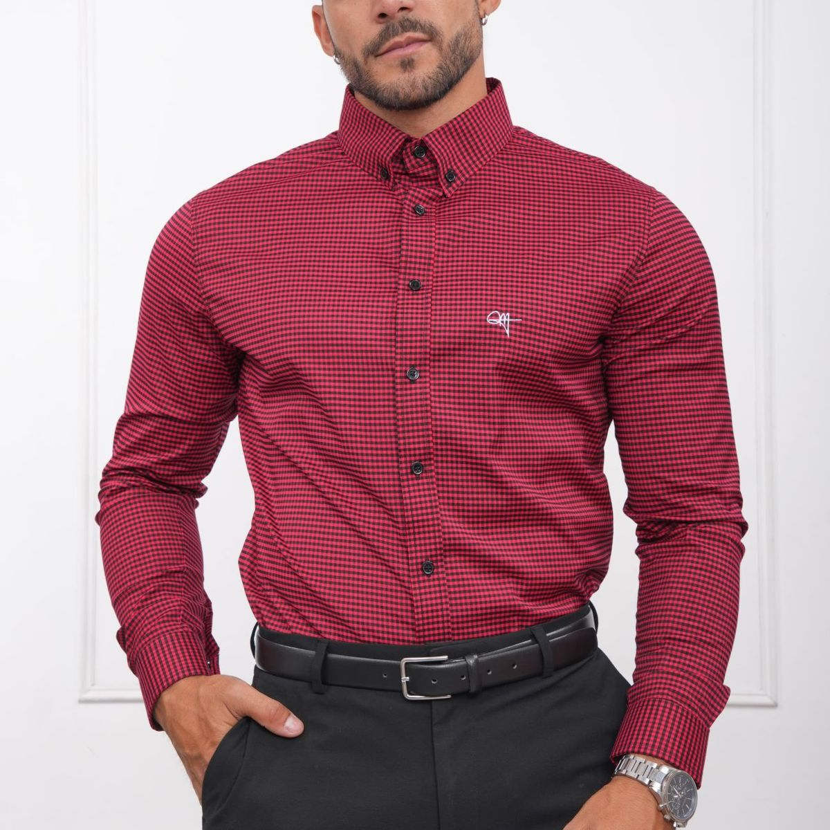 MEHIVIC - CAMISA DE CUADROS VICHY MANGA LARGA MEHIVIC