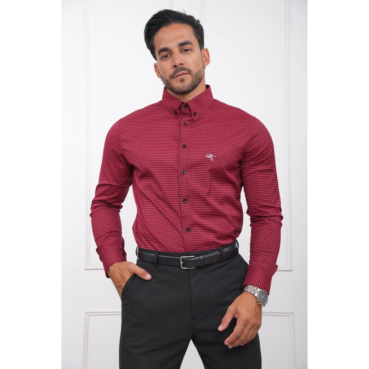 MEHIVIC - CAMISA DE CUADROS VICHY MANGA LARGA MEHIVIC