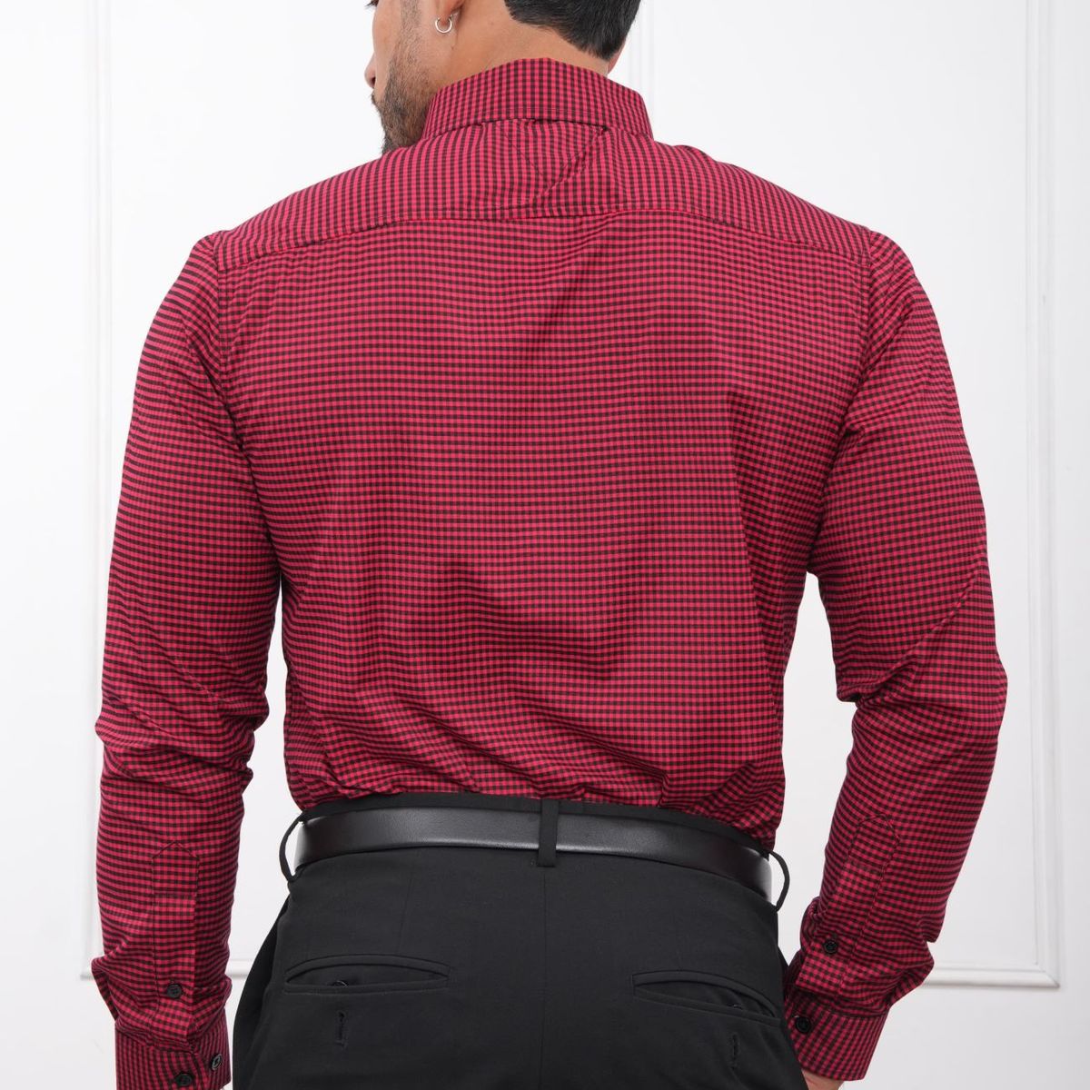 MEHIVIC - CAMISA DE CUADROS VICHY MANGA LARGA MEHIVIC