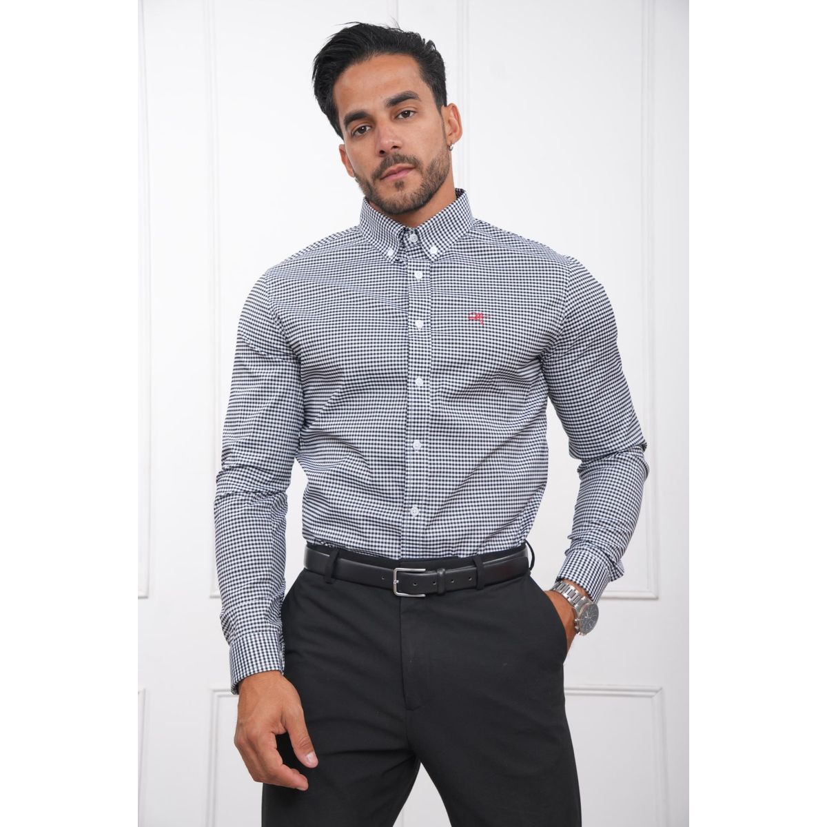 MEHIVIC - CAMISA DE CUADROS VICHY MANGA LARGA MEHIVIC