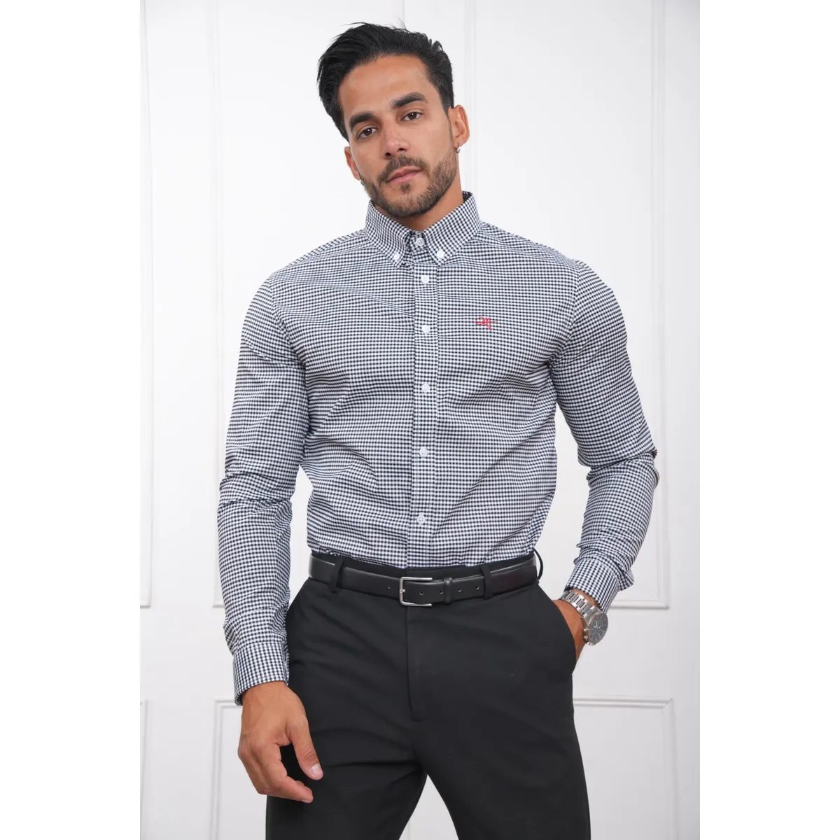 MEHIVIC - CAMISA DE CUADROS VICHY MANGA LARGA MEHIVIC