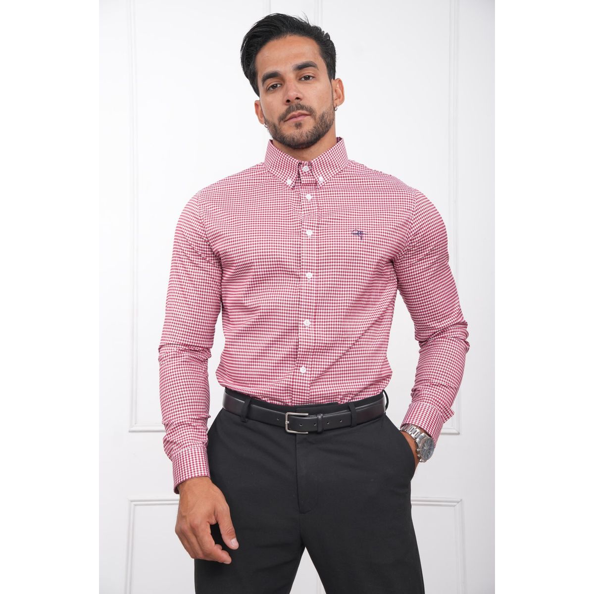 MEHIVIC - CAMISA DE CUADROS VICHY MANGA LARGA MEHIVIC