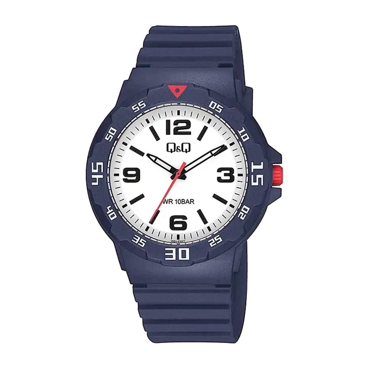 Q AND Q - Reloj para hombre deportivo analogico QQ Azul