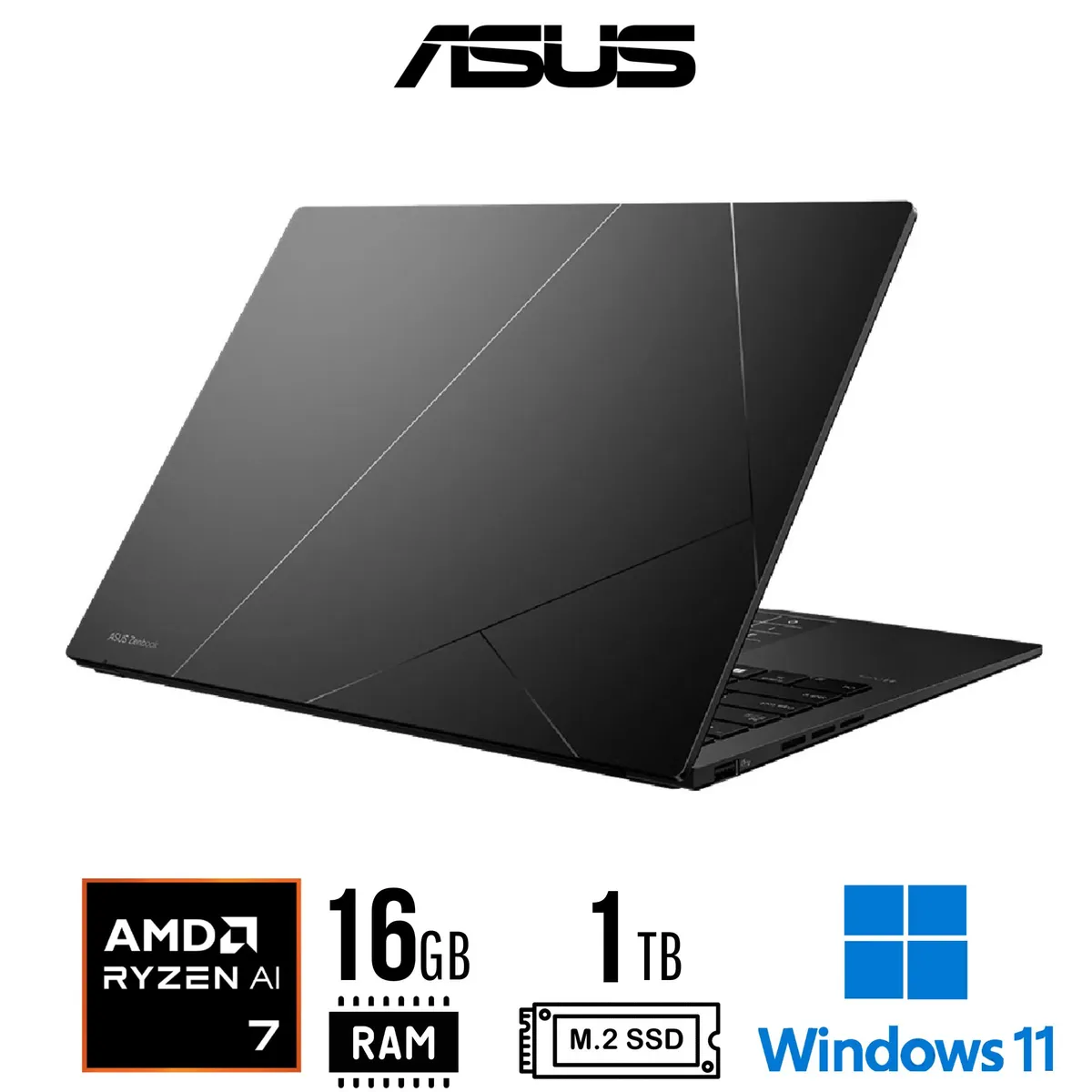 ASUS - LAPTOP ASUS UM3406KA-QD092W 14" WUXG AMD Ryzen AI 7 16GB LPDDR5 1TB SSD Win11