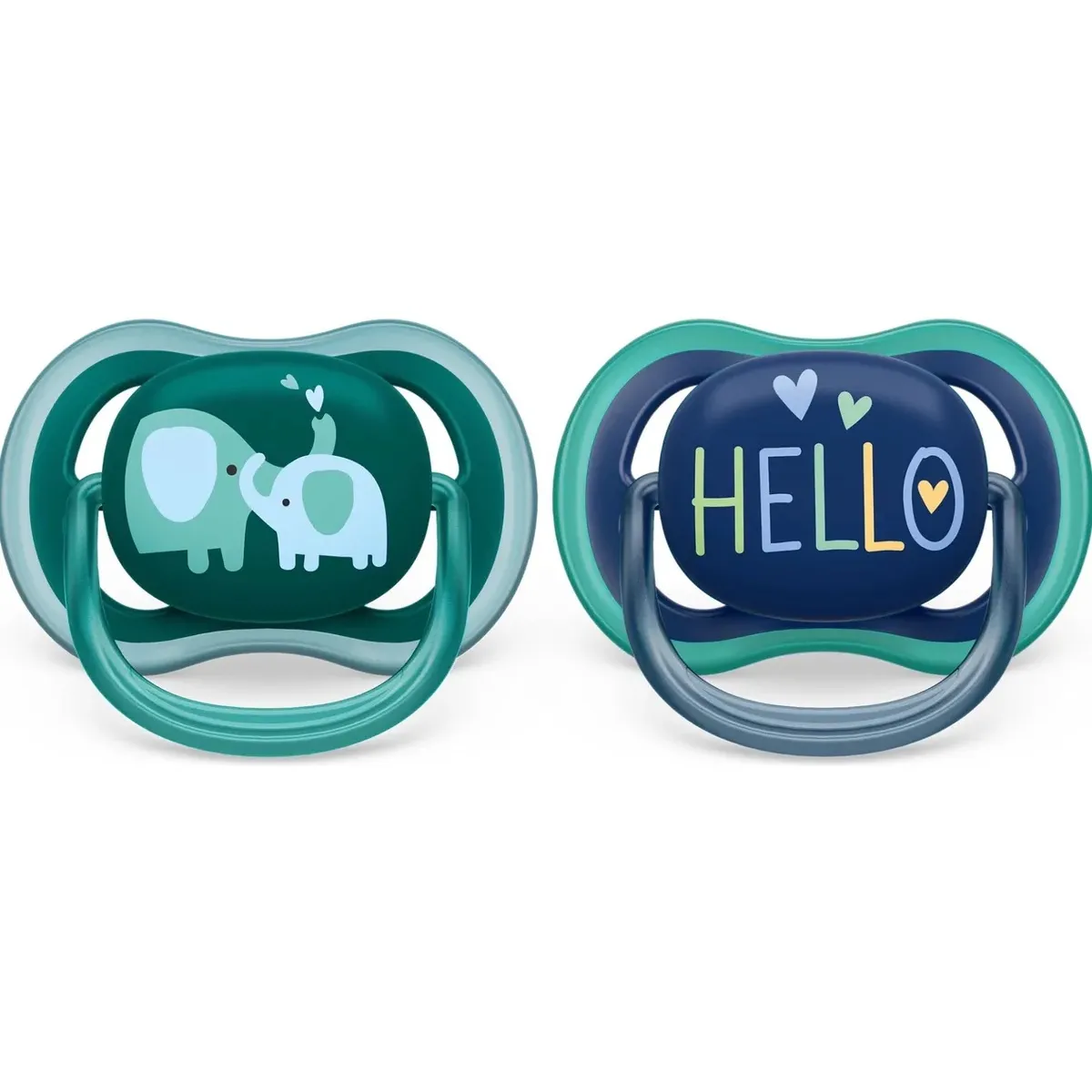 AVENT - Chupones Avent Ultra Aereados +18m + Estuche Pack 2 Uni Niño