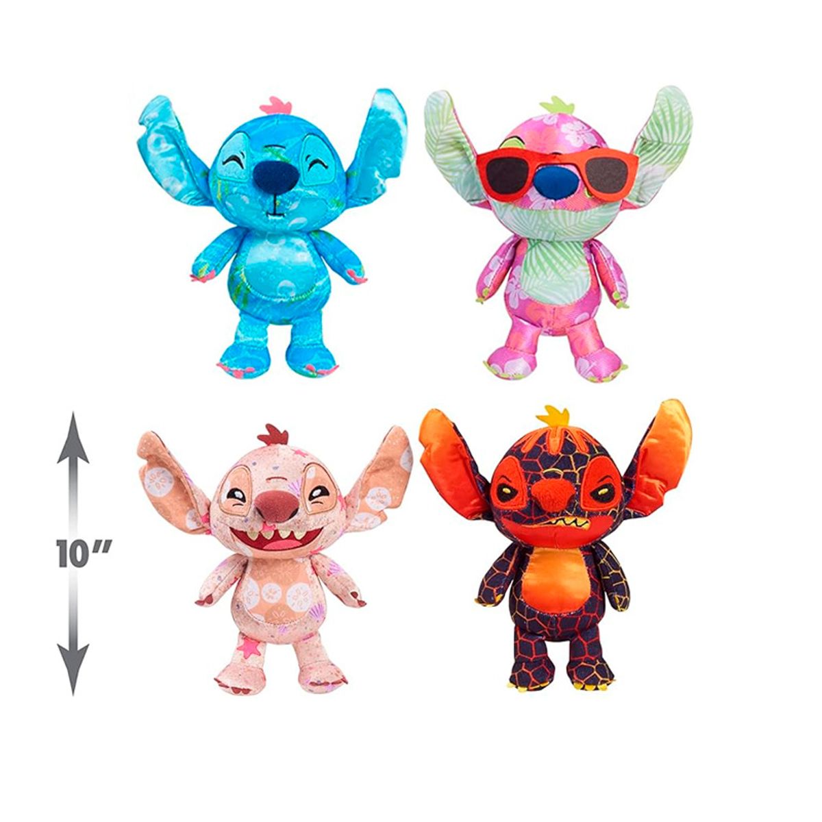 FUNKO - DISNEY STITCH 4 ELEMENTOS PELUCHES COLECCIONABLES