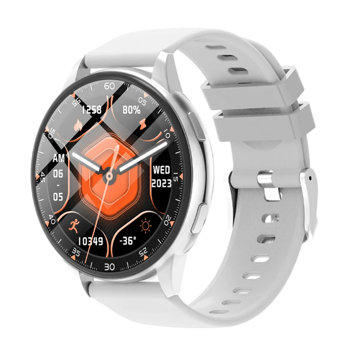 OVOTOUMI - Toumi Fit 4 Pro De reloj inteligente de 1,5 pulgadas 390*390-Blanco