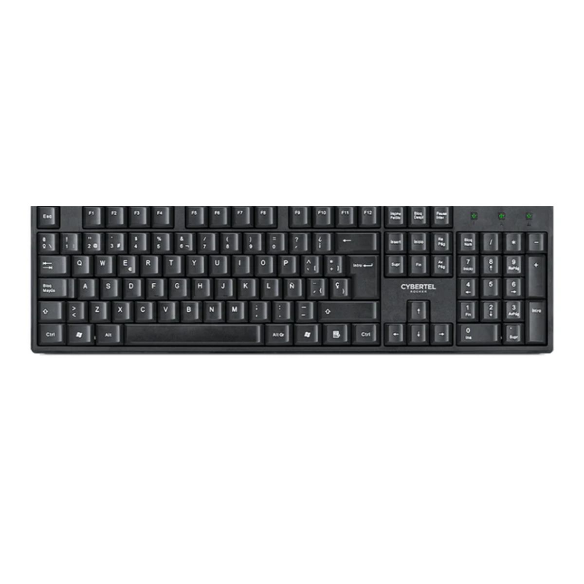 CYBERTEL - Teclado USB Cybertel Rock CYB K100