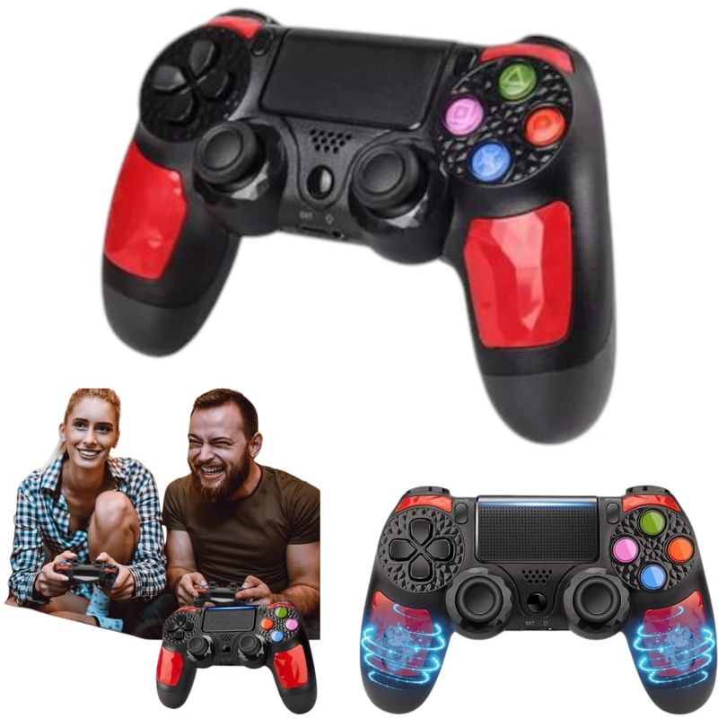 OEM - Joystick PS4 Recargable Inalámbrico para PC Laptop y Consola