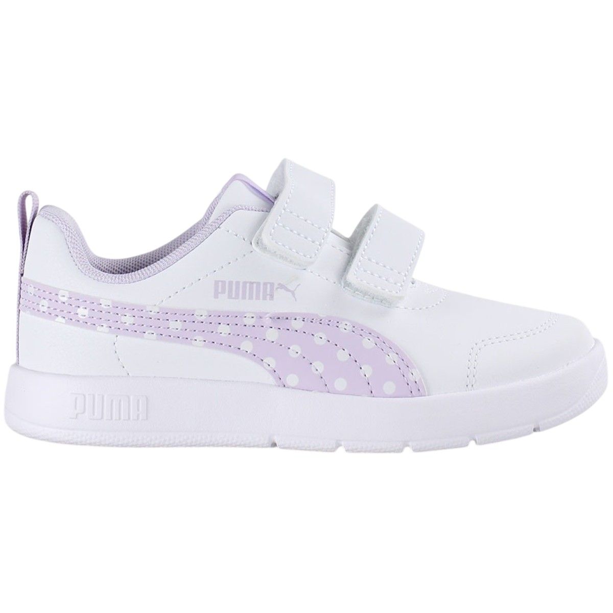 PUMA - Zapatilla Puma Courtflex V3 Dotty V Ps 398758 04 para Niña