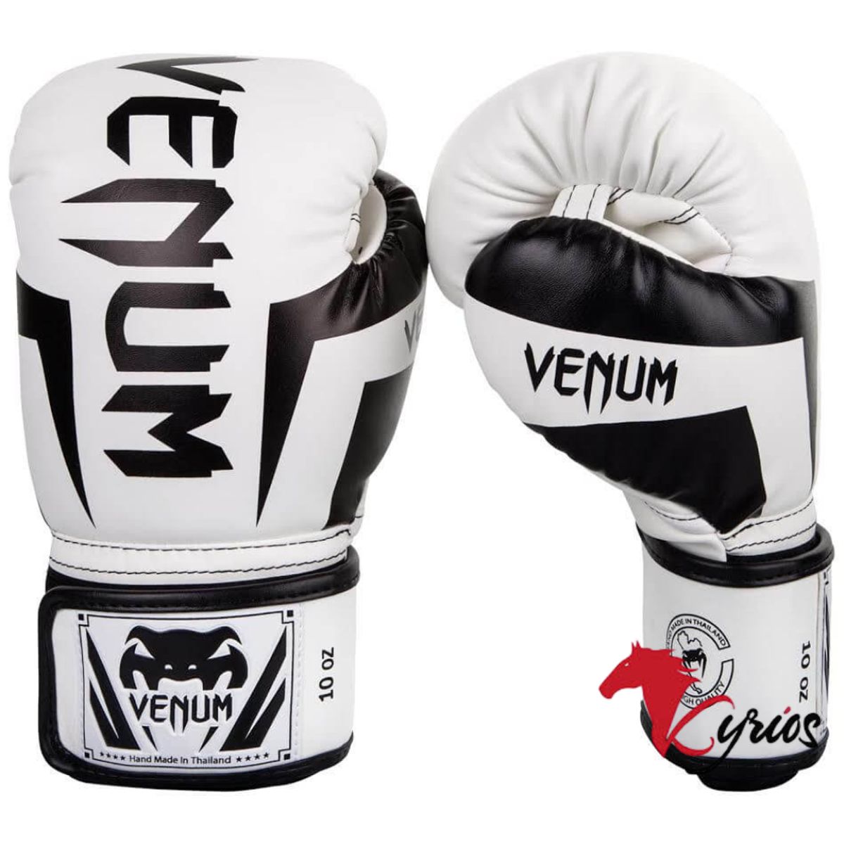 NO LOGO - Guantes De Box Venum 8onz Blanco Con Negro Con Estuche