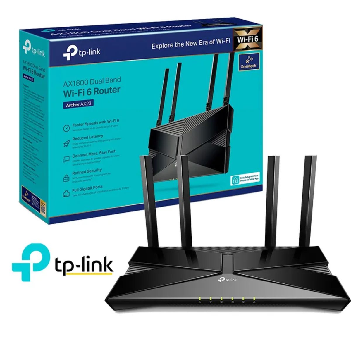 TP LINK - TP-Link Archer AX23 Wi-Fi 6 Router Dual Band AX1800