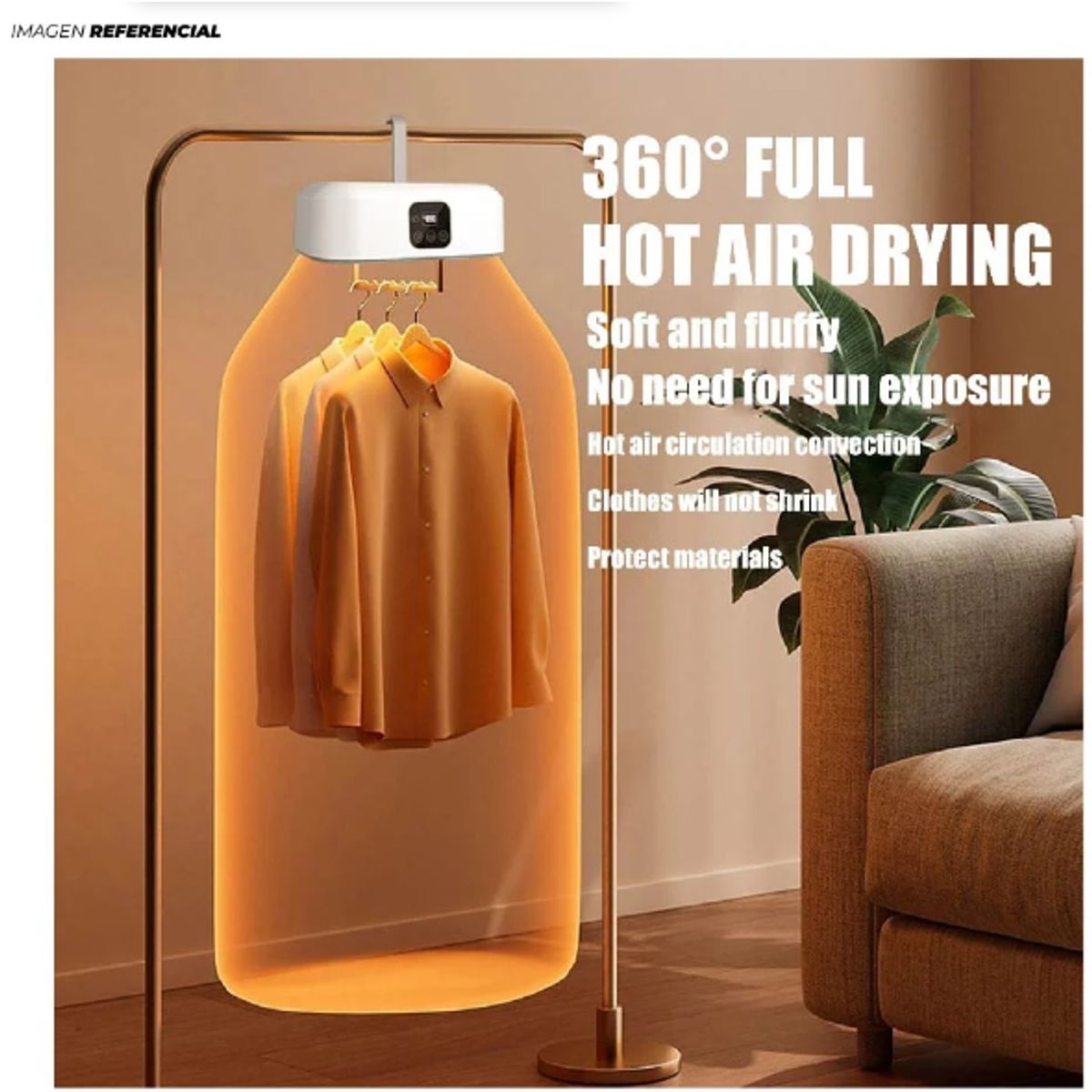 GENERICO - SECADORA DE ROPA PLEGABLE