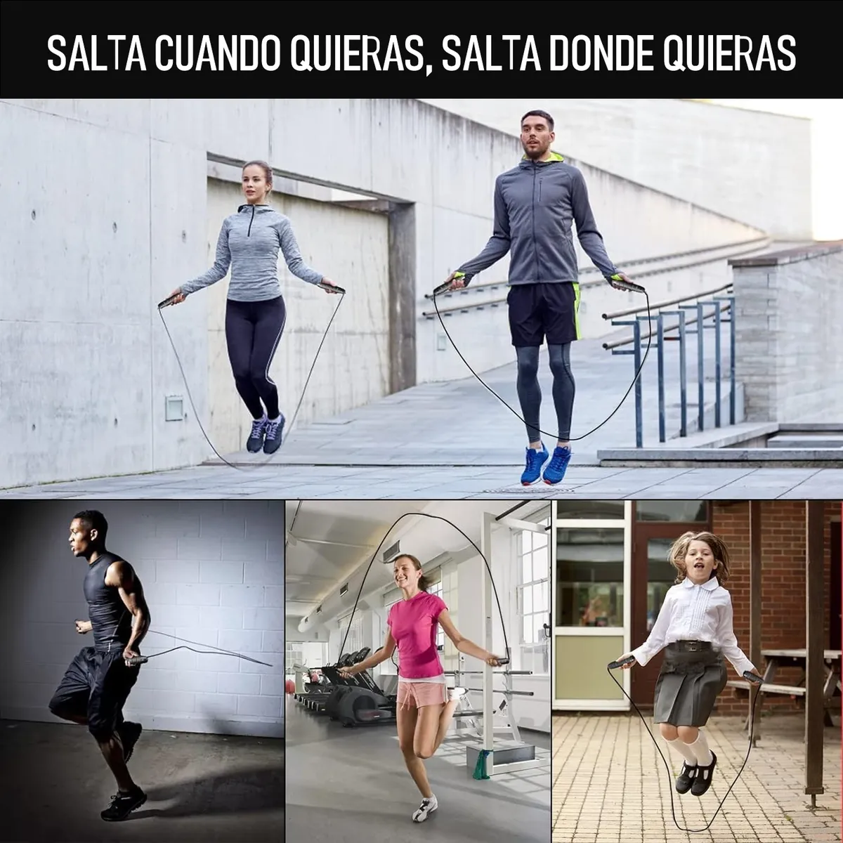 TORNEO - SALTA SOGA CONTADOR ELECTRÓNICO ENTRENAMIENTO 3 METROS AZUL