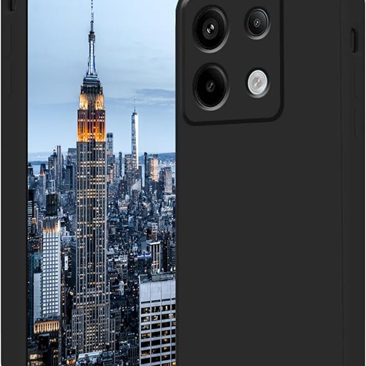 GENERICO - Case Protector para Xiaomi Redmi Note 13 Pro 4G Silicona Negro