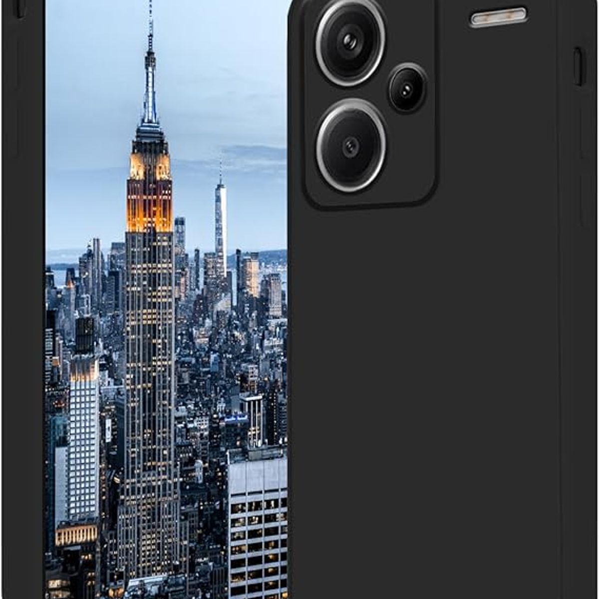 GENERICO - Case Protector para Xiaomi Redmi Note 13 Pro Plus Silicona Negro