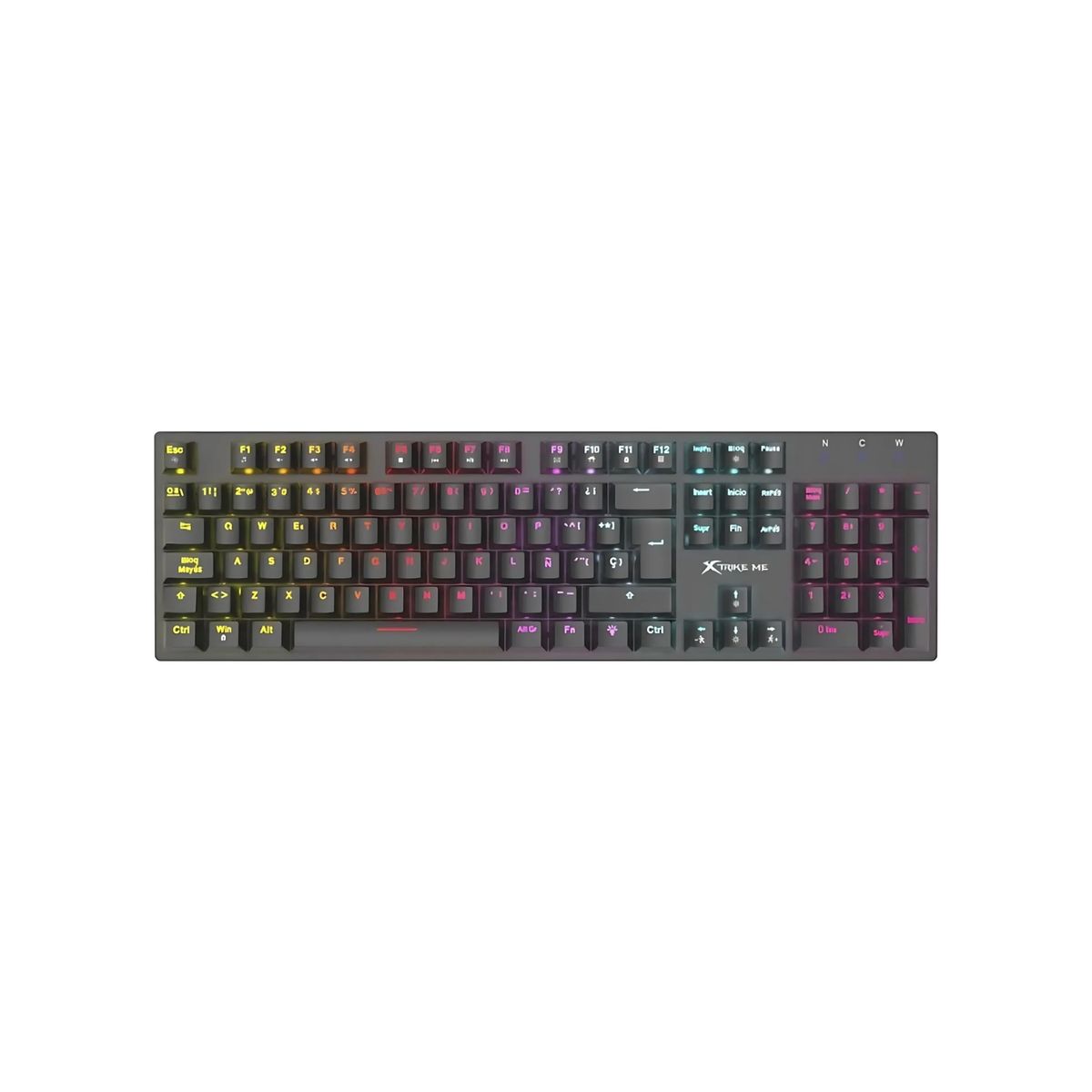 XTRIKE ME - Teclado Gamer Mecanico Xtrike Me Retroiluminado en Español GK-988 SP