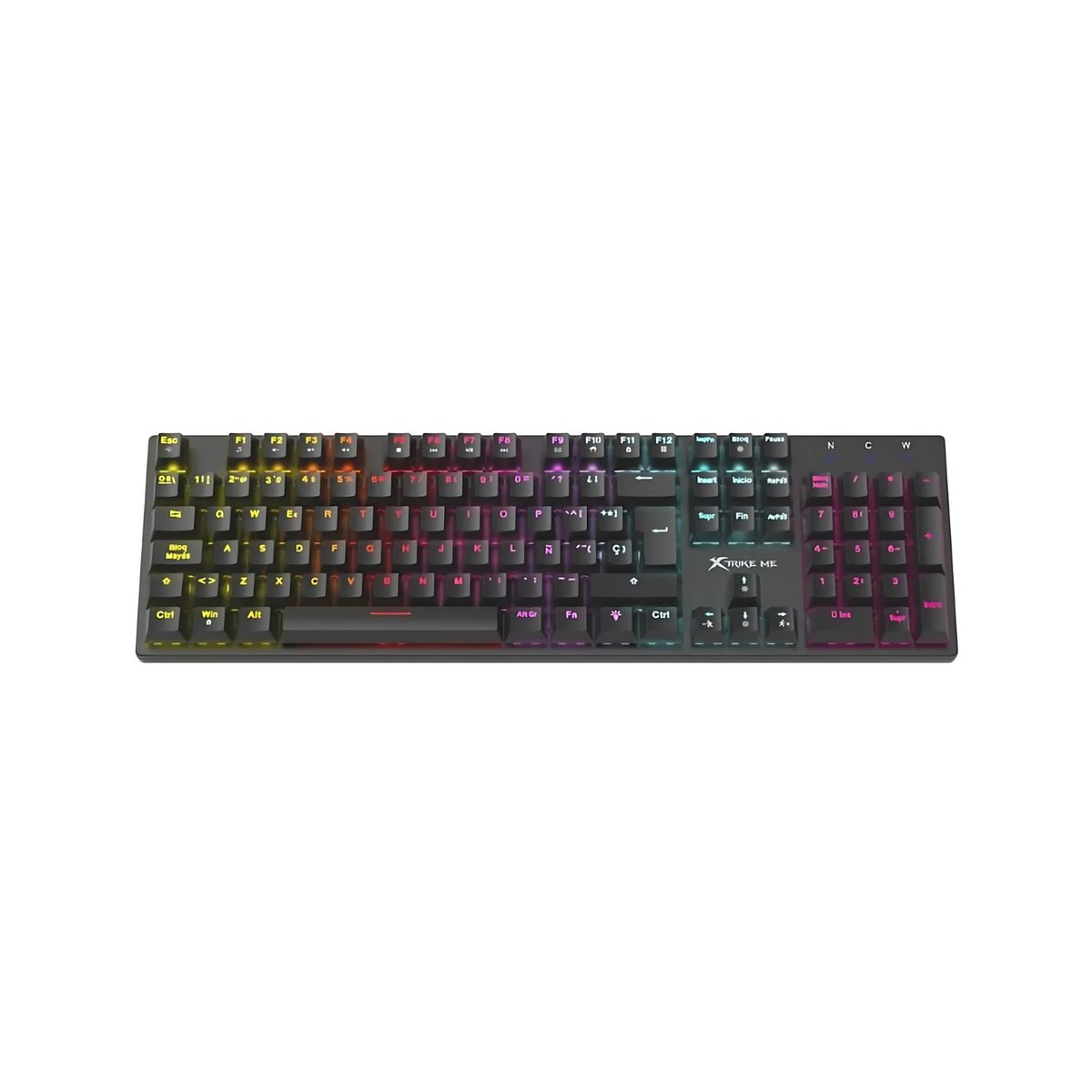 XTRIKE ME - Teclado Gamer Mecanico Xtrike Me Retroiluminado en Español GK-988 SP