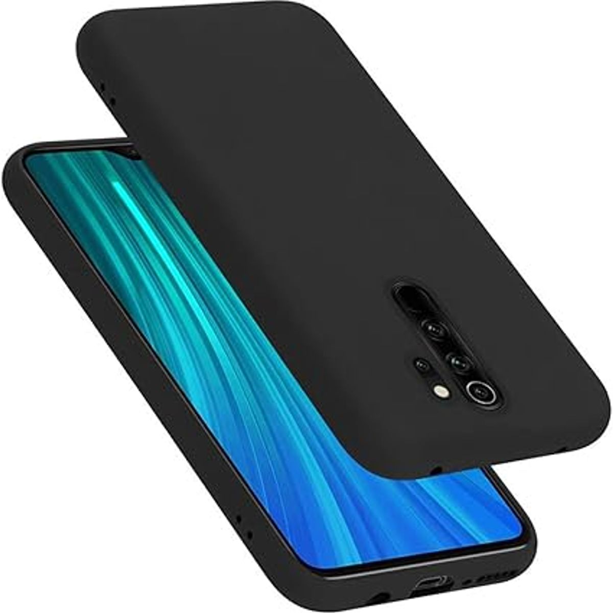 GENERICO - Case Protector para Xiaomi Redmi Note 8 Pro Silicona Negro