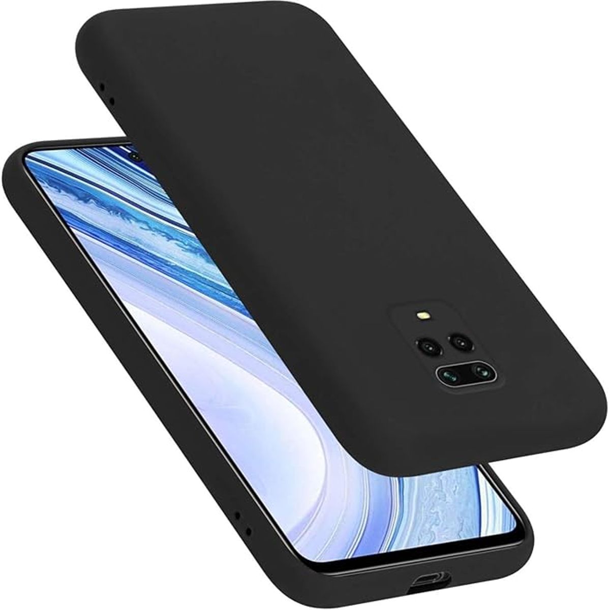 GENERICO - Case Protector para Xiaomi Redmi Note 9 Pro / Note 9s Silicona Negro