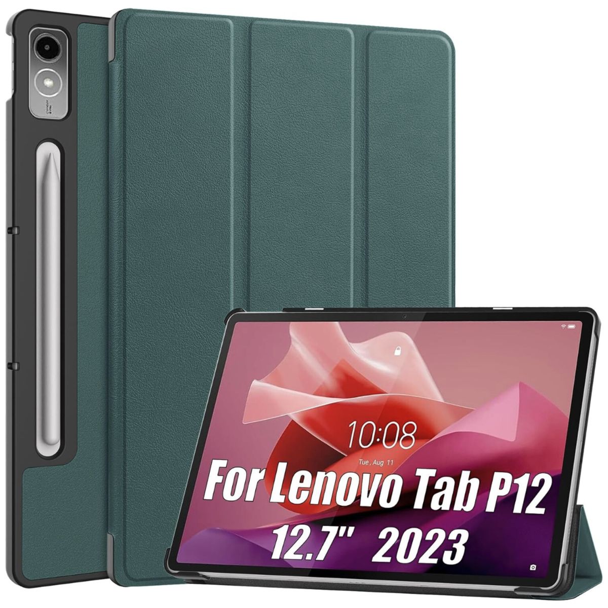 GENERICO - Funda Protector imantado para Lenovo P12 12 .7" - VERDE
