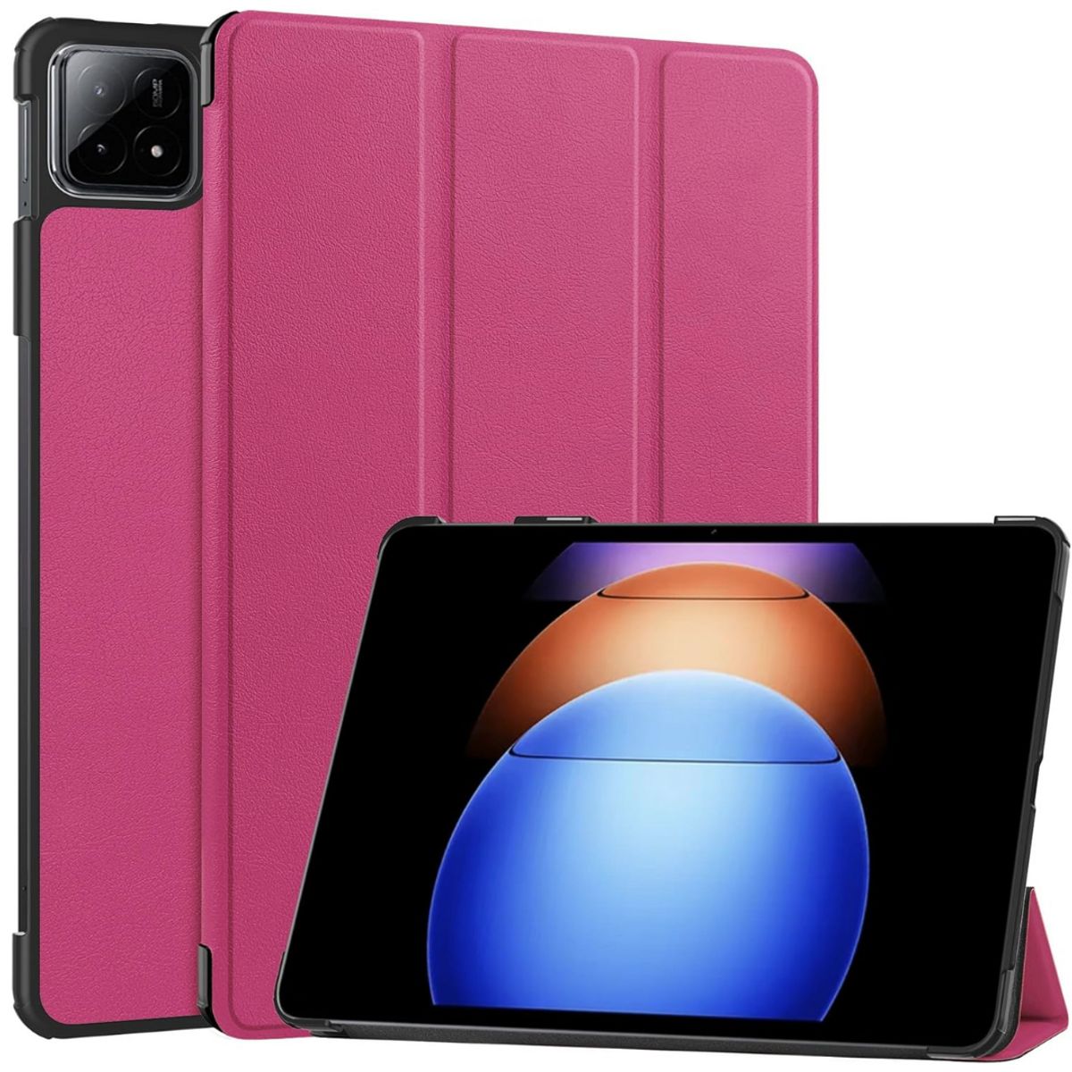 GENERICO - Funda Protector imantado para Xiaomi Pad 6S Pro 12 .4" - FUCSIA