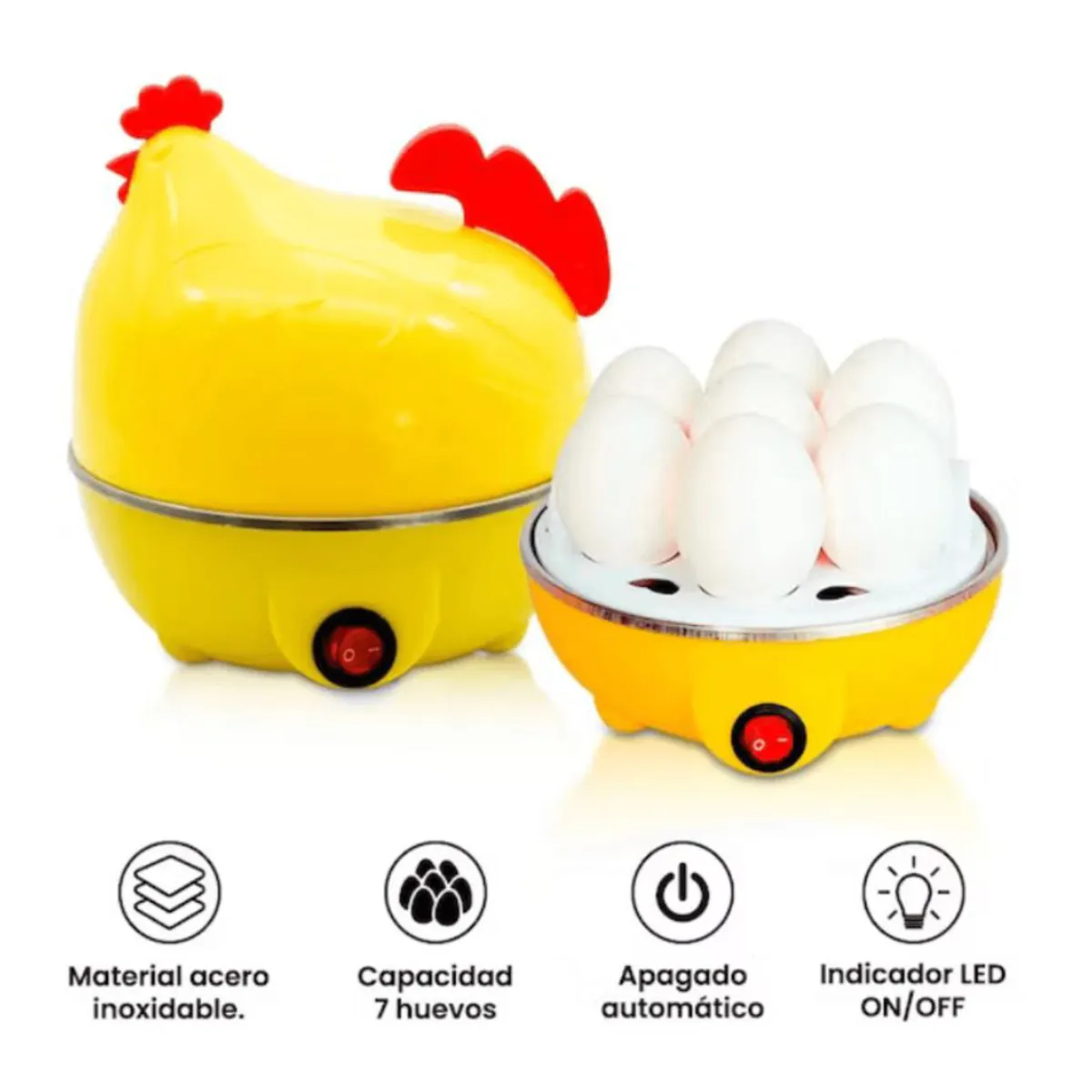 GENERICO - Gallina Hervidora Eléctrica de Huevos