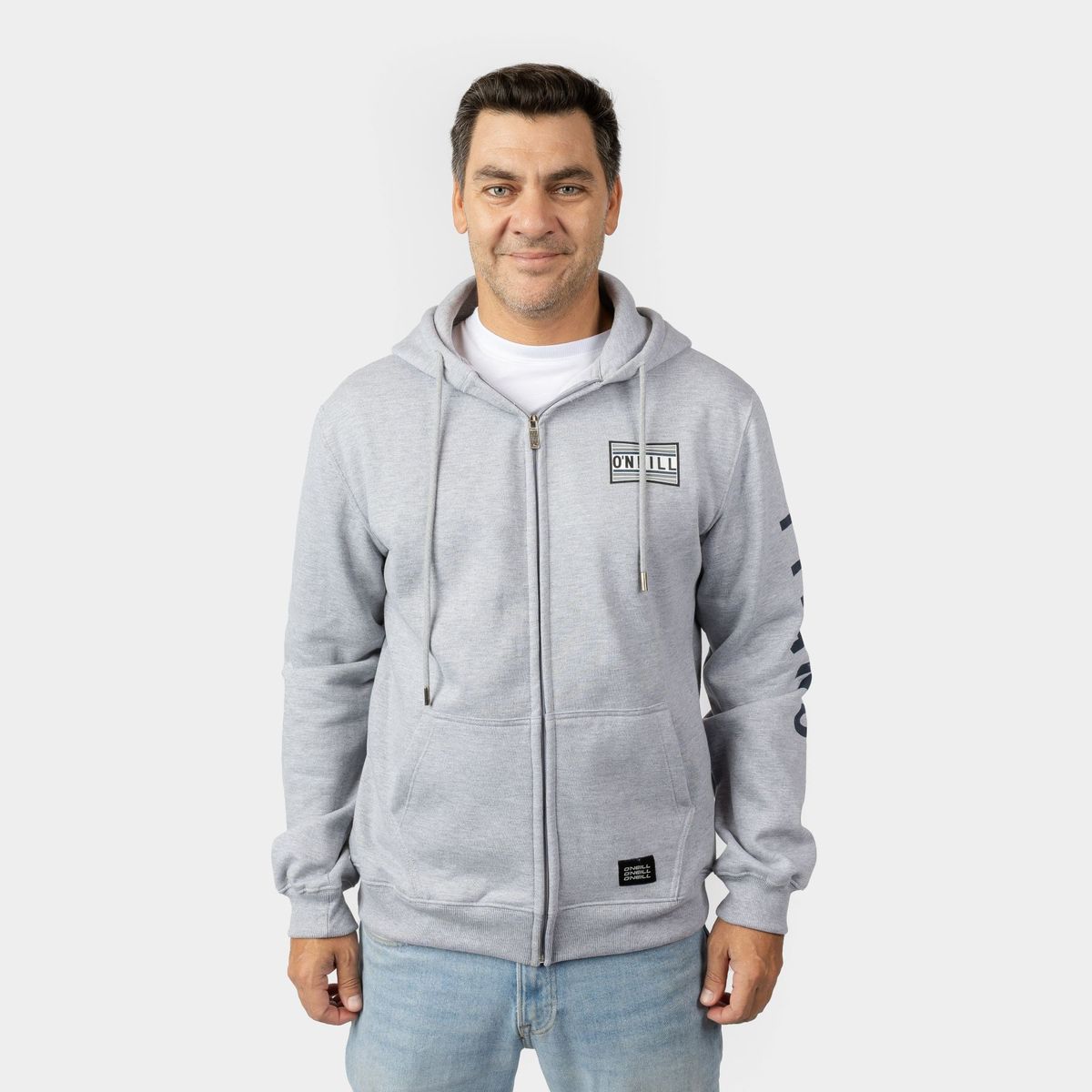 O'NEILL - POLERON HOMBRE ONEILL FIFTY TWO ZIP HEATHER GREY