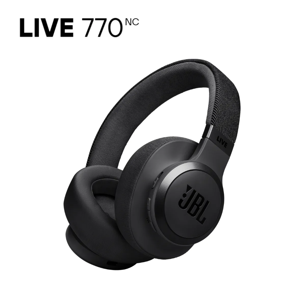 JBL - JBL Live 770NC Audífono Bluetooth Cancelación Adaptativa de Ruido - BK