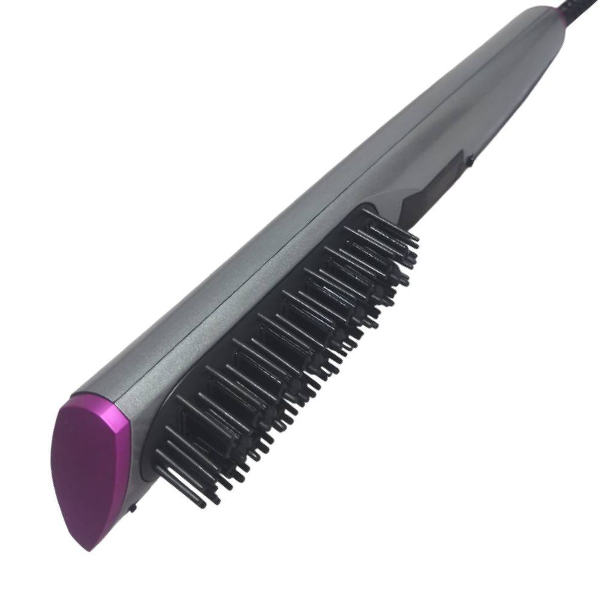 KEMEI - Cepillo Alisador  KEMEI con Aeite de Rosas