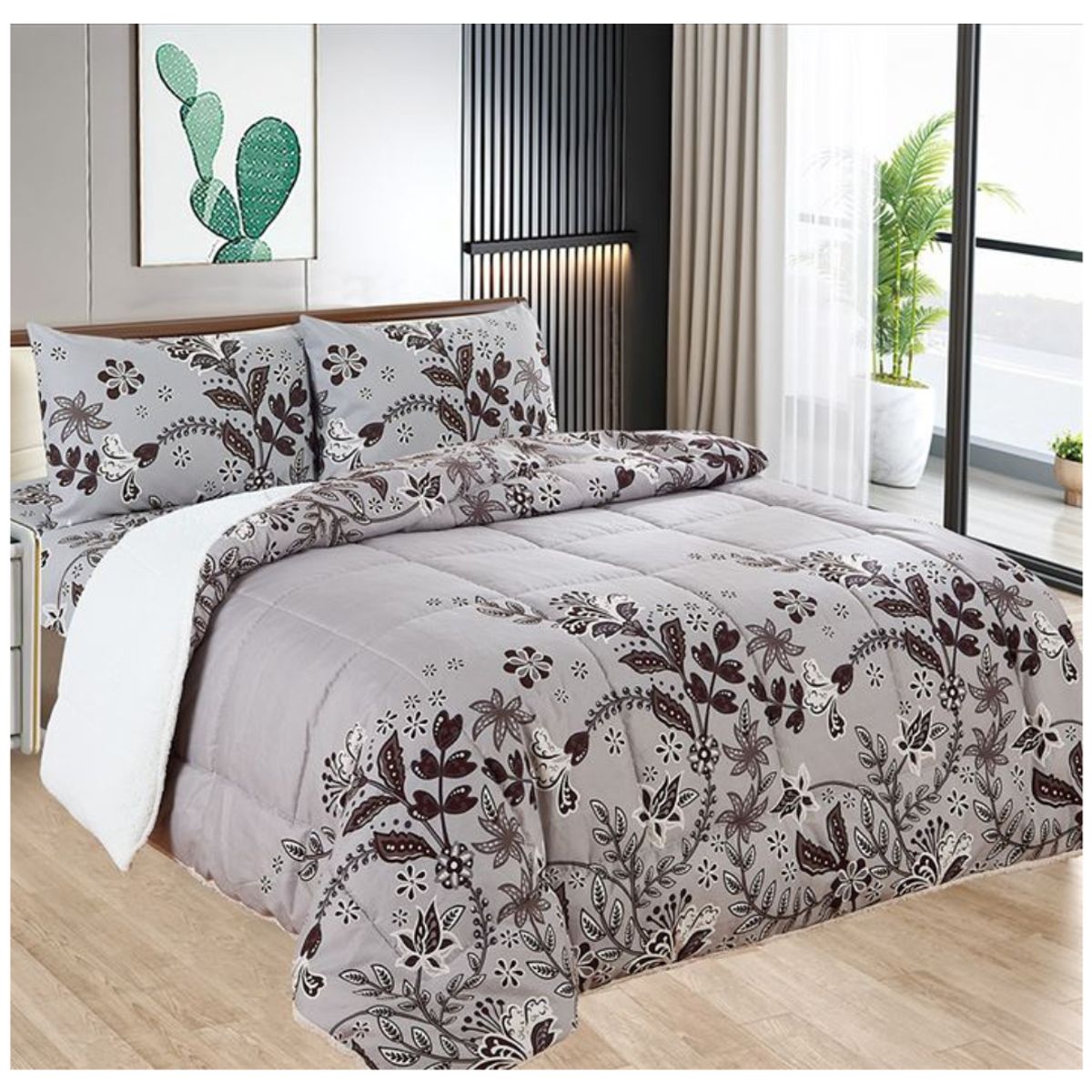 GENERICO - EDREDON CON CARNERO CASATEX 2 PLZ