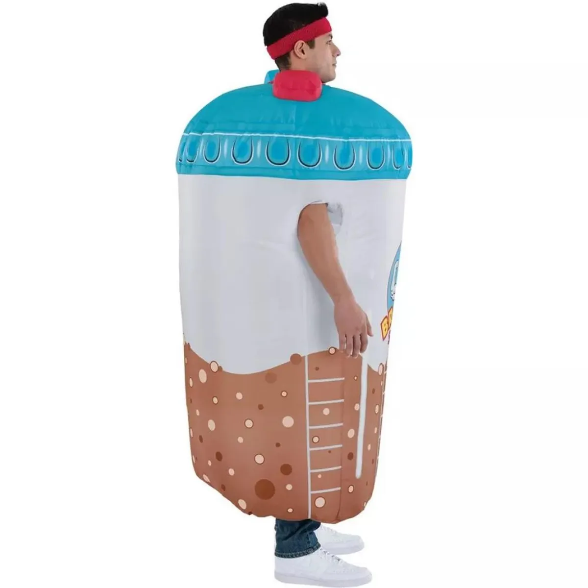 GENERICO - Disfraz Inflable para Adulto - Bebida Go Bro Shake