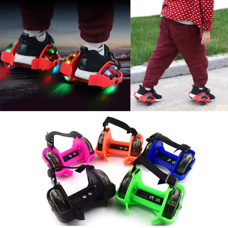 OEM - Par de Patines de Talón para Niño - Diversión Segura
