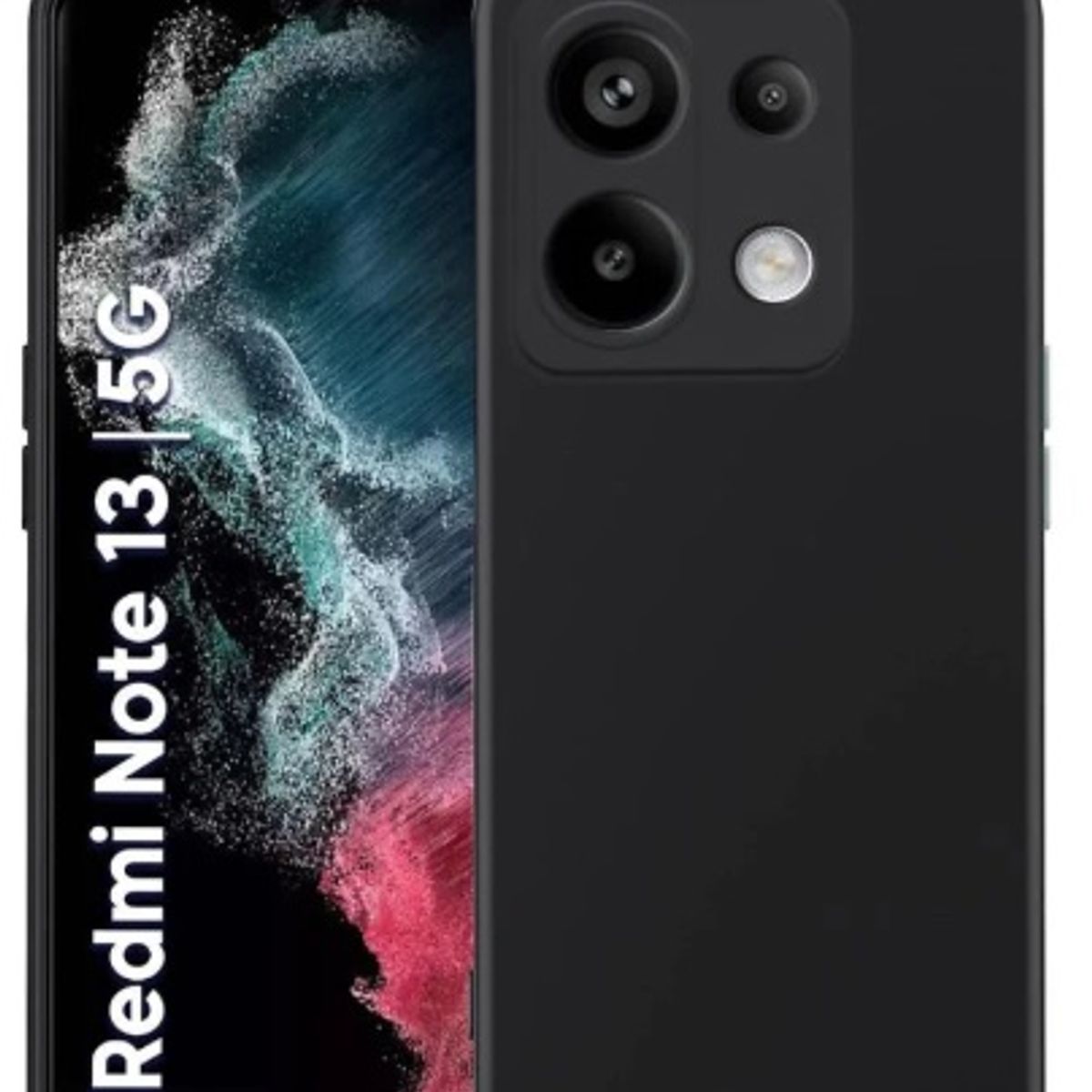 GENERICO - Case Protector para Xiaomi Redmi Note 13 5G Silicona Negro