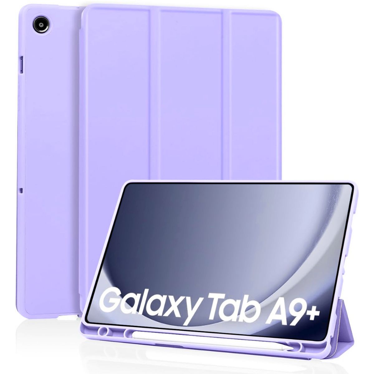 GENERICO - Funda Smart Case Portapencil Para Samsung A9 Plus 11"  - LILA