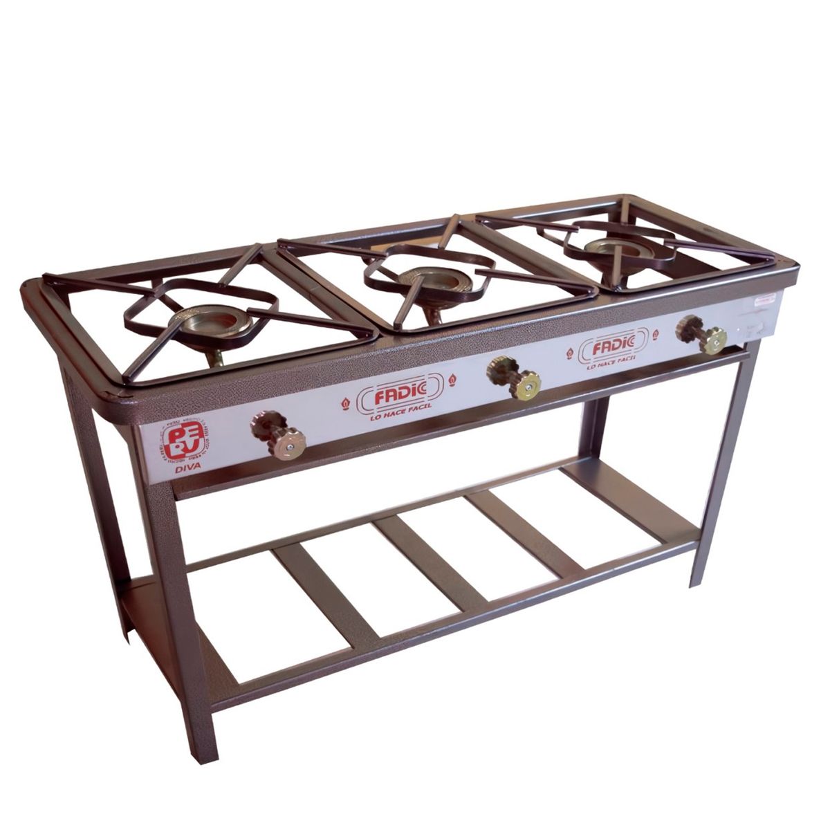 FADIC - Cocina Semi Industrial Fadic 3 Hornillas N° 3 FSI03-23