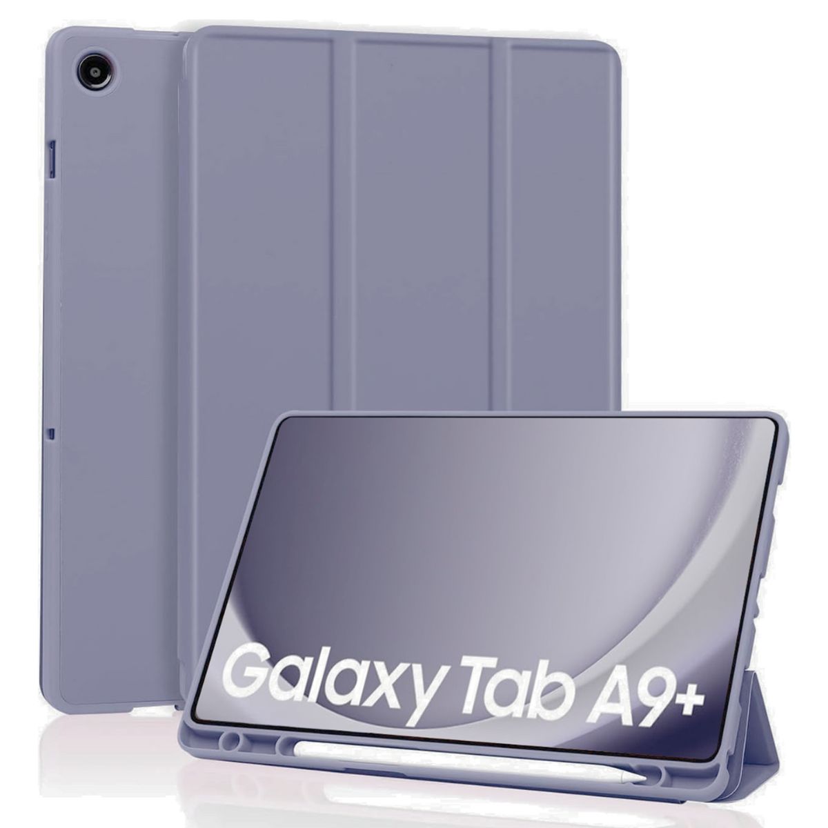 GENERICO - Funda Smart Case Portapencil Para Samsung A9 Plus 11"  - LAVANDA