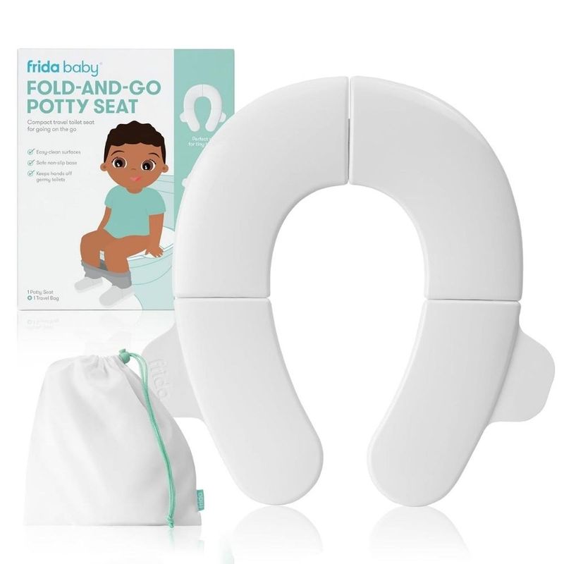 GENERICO - Asiento plegable para inodoro para bebés Frida Baby