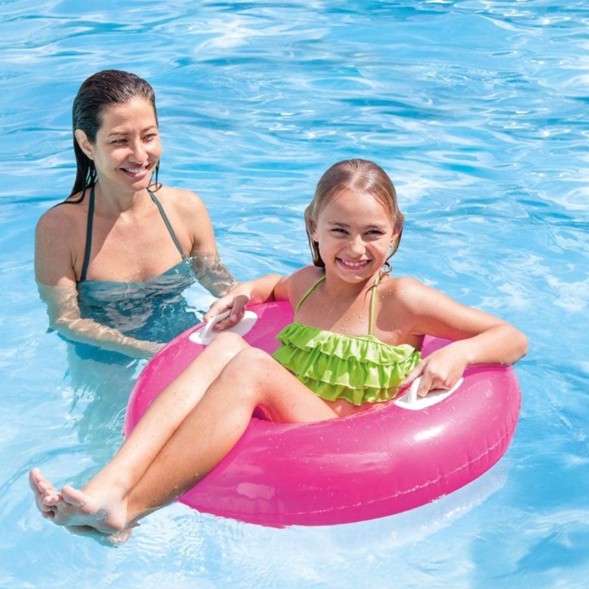 INTEX - INTEX- Flotador inflable circular 76 cm ROSADO