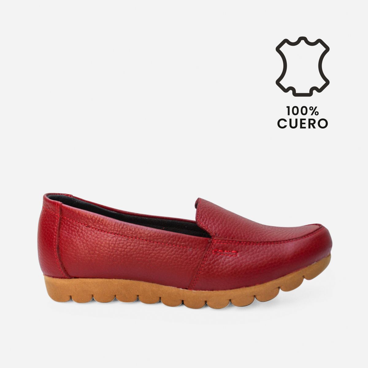 MARIBU - MOCASINES MARIBU PURO CUERO 1065 PVC