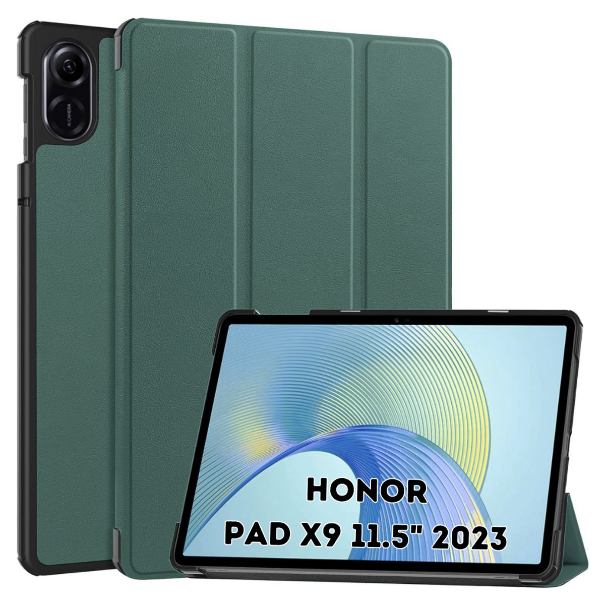 GENERICO - Funda Protector imantado para Honor Pad X9 11 .5" / X8 PRO  - VERDE M.