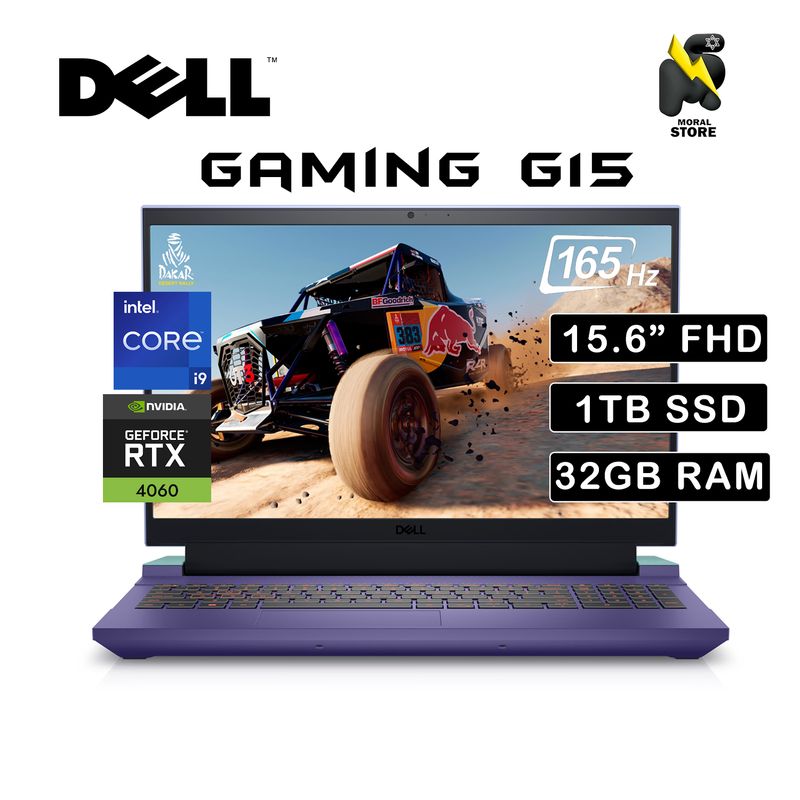 DELL - LAPTOP GAMING DELL G5- 5530   /INTEL CORE i9-13900HX / DISCO 1.0 TB SSD / RAM 32  GB /N-VIDIA RTX 4060