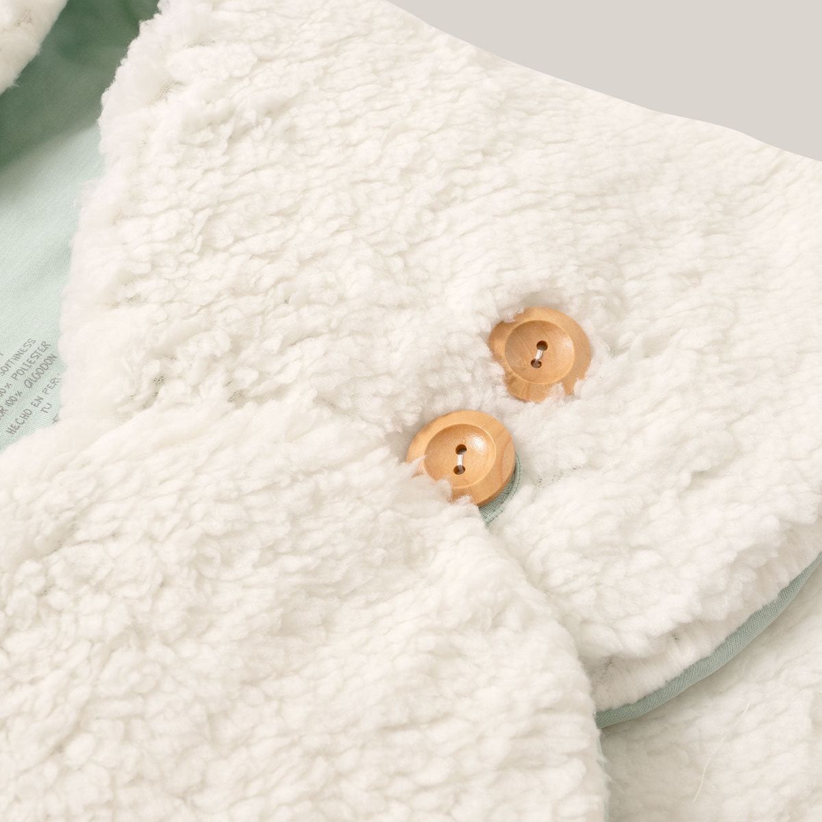 RIKURIY - Saco envolvente osito verde