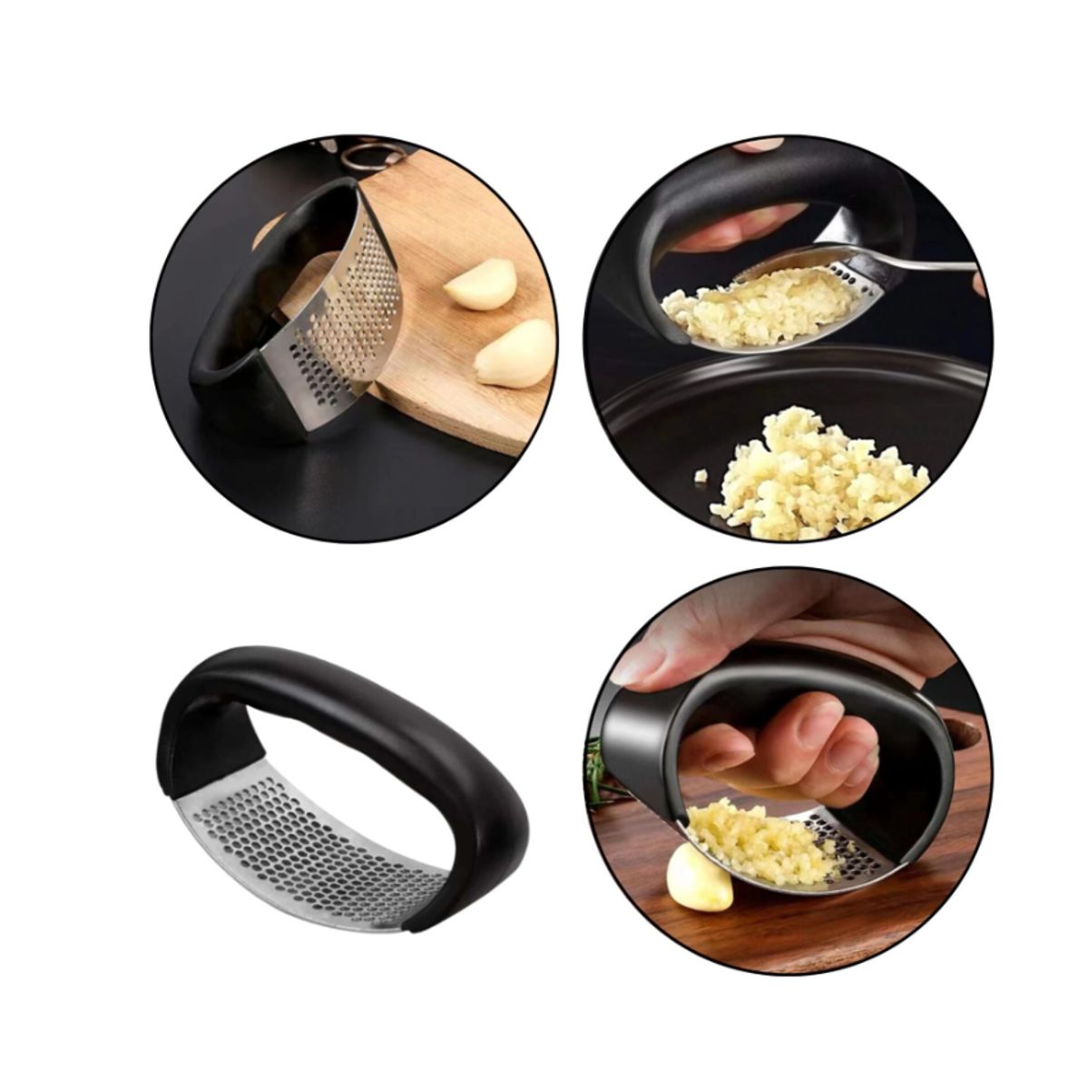 GENERICO - Prensa de ajo de acero inoxidable