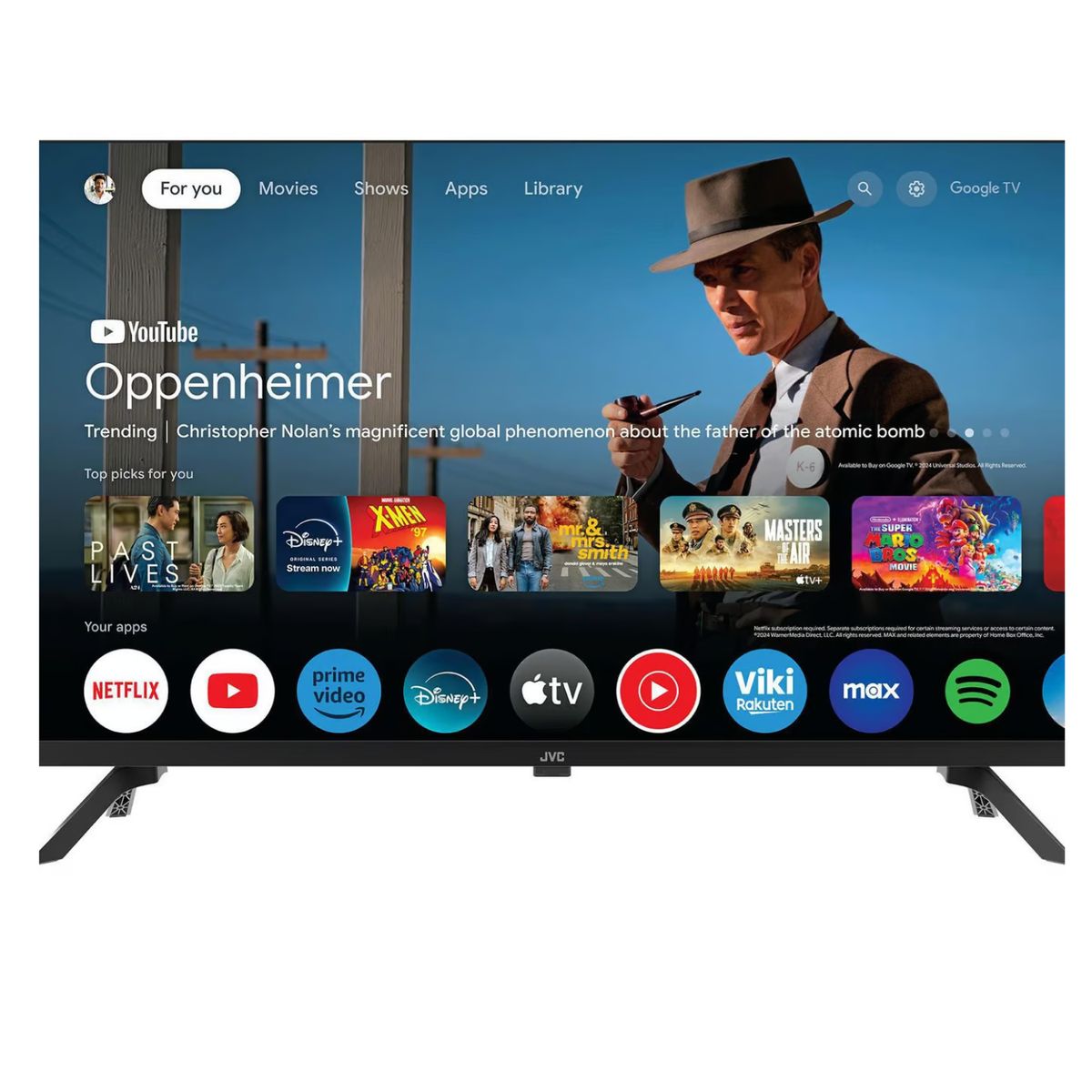 GENERICO - Televisor JVC 55" Ultra HD 4K Google Tv LT-55KB548 2024