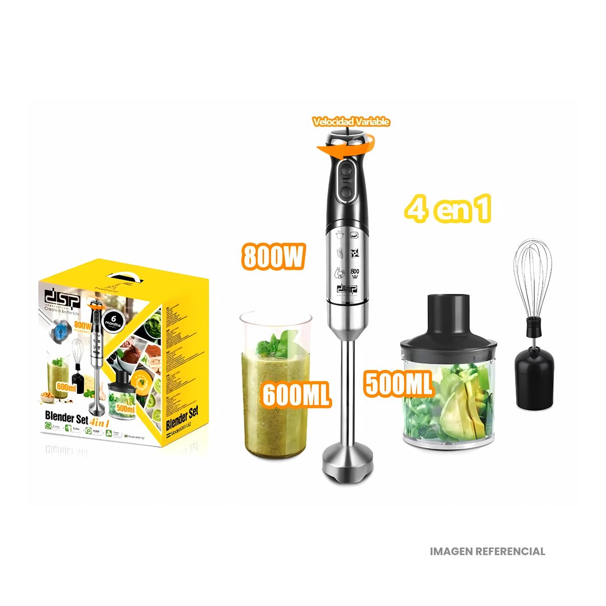 Dsp - Batidora de Inmersión DSP de Acero Inoxidable KM1152